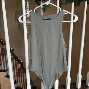 Zara Kids Olive Bodysuit